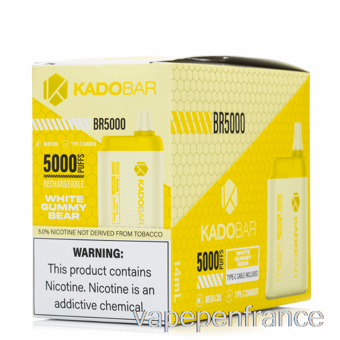 [Paquet De 5] Stylo Vape Jetable Kado Bar Br5000
